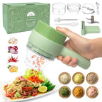 Rechargeable 4 In 1 Handheld Vegetable Cutter Chopper